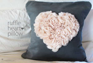 Ruffly Flower Heart Tutorial by Come on Ilene