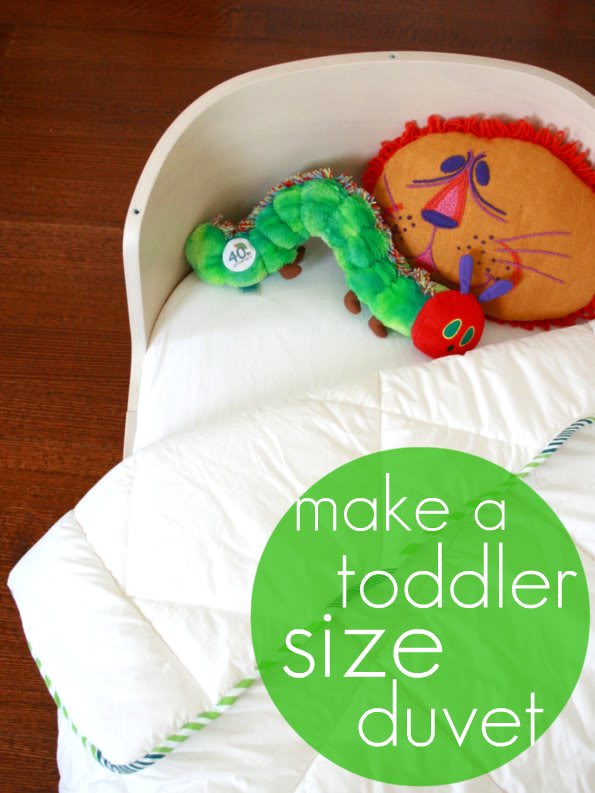 Toddler Duvet Tutorial SEWTORIAL