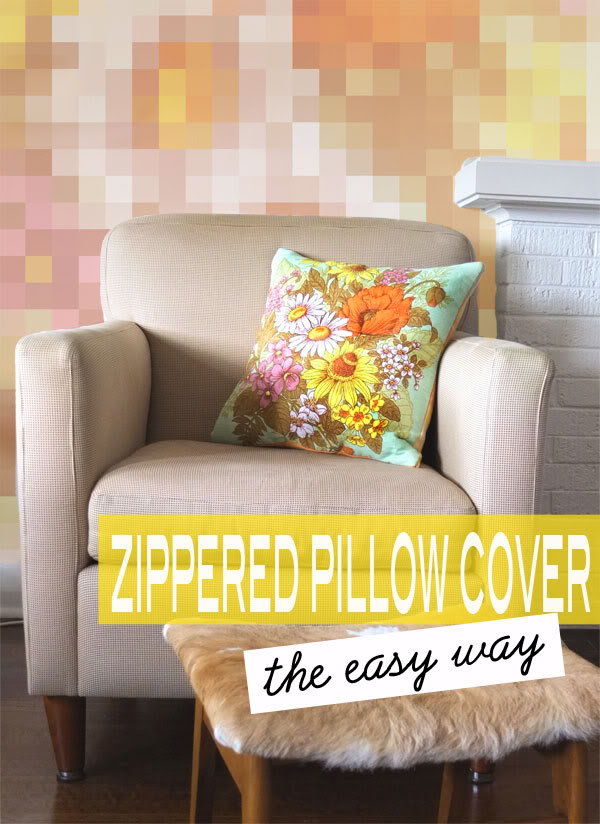 Zippered Pillow Tutorial SEWTORIAL