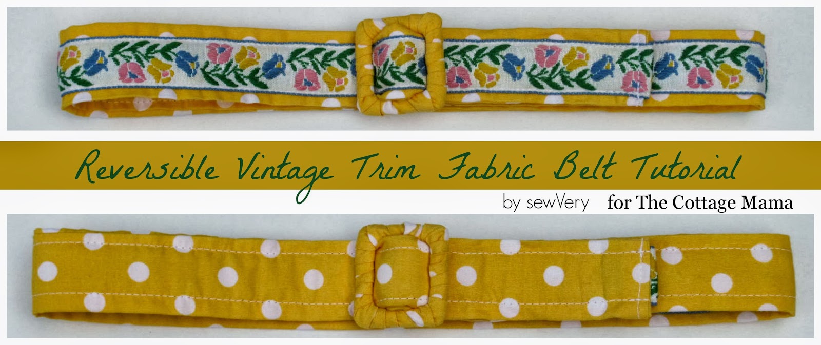 Reversible Fabric Belt Tutorial SEWTORIAL