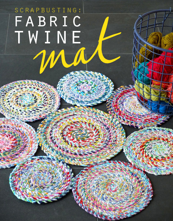 Fabric Twine Mats Tutorial - SEWTORIAL