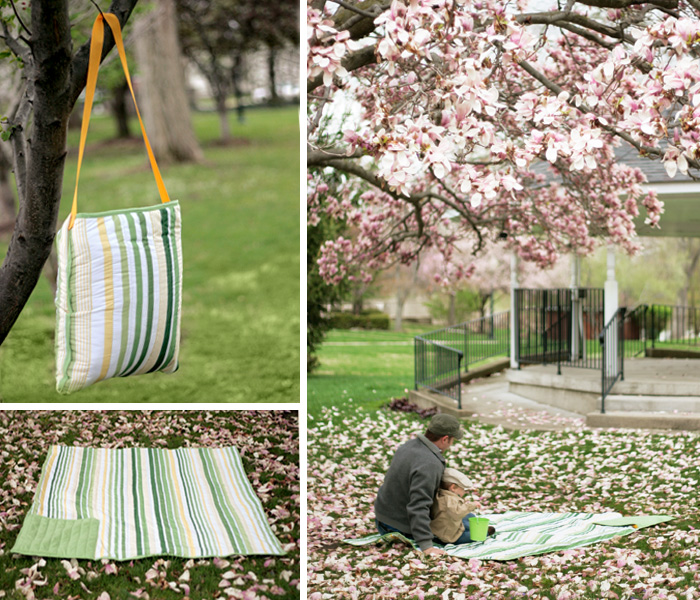 Picnic Blanket Tote Tutorial SEWTORIAL