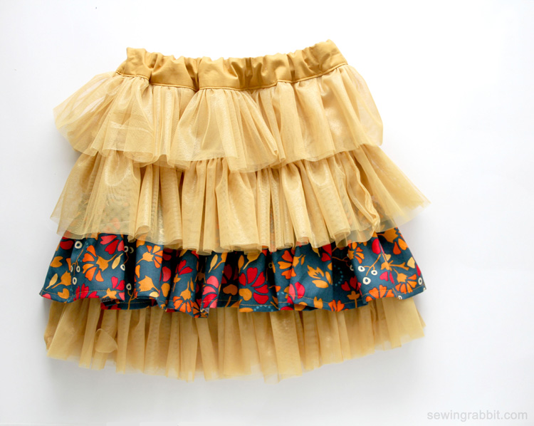 Fabric & Tulle Skirt DIY SEWTORIAL