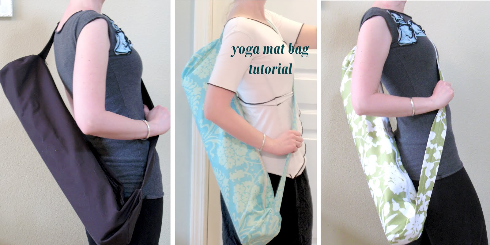 Yoga Mat Bag Tutorial Sewtorial