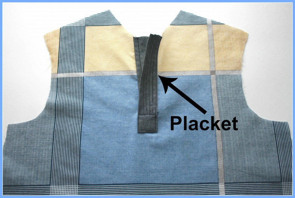 collar placket