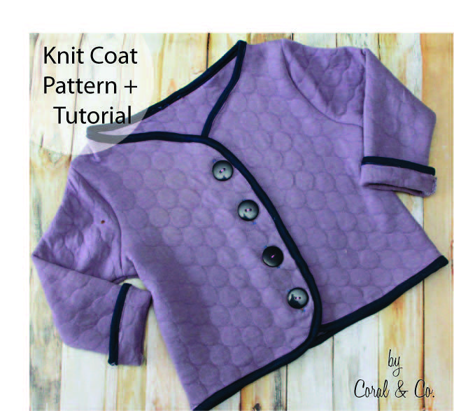Knit Coat Pattern and Tutorial SEWTORIAL
