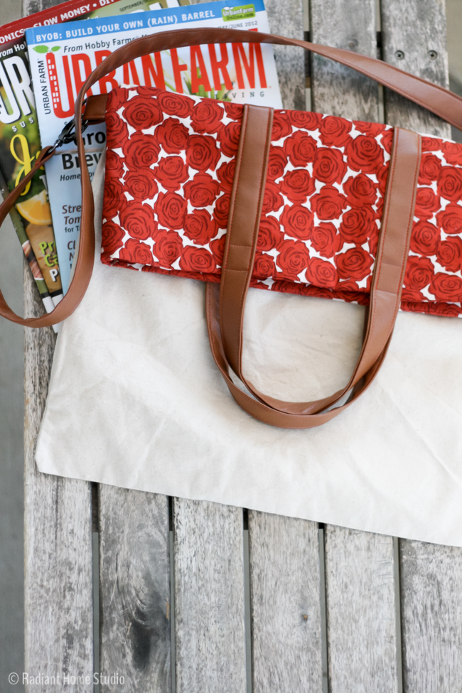 DIY Fold Over Tote SEWTORIAL