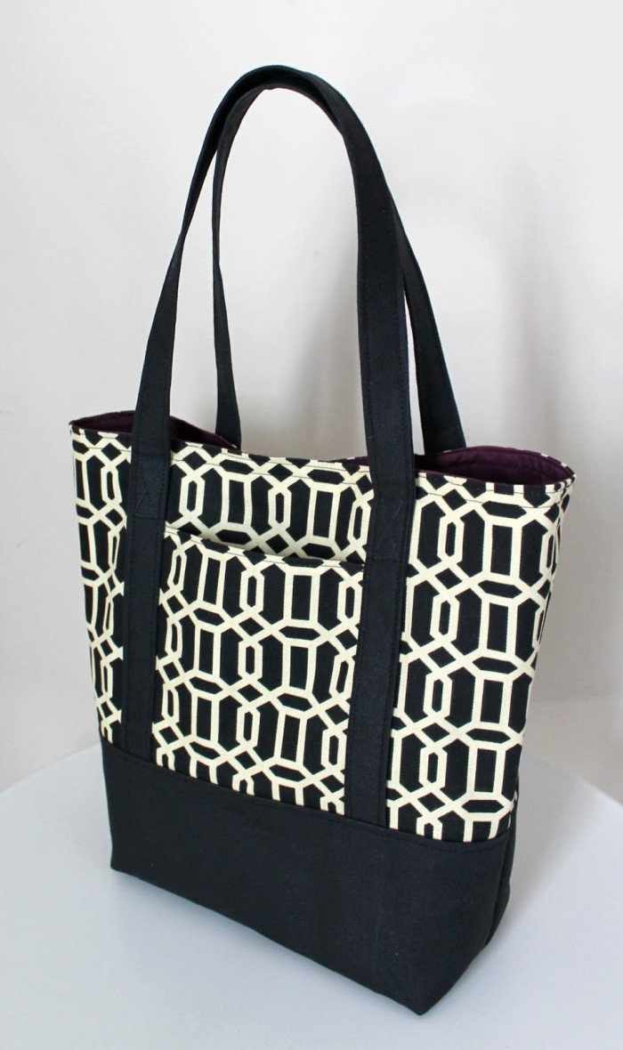 Lined Canvas Tote Tutorial SEWTORIAL