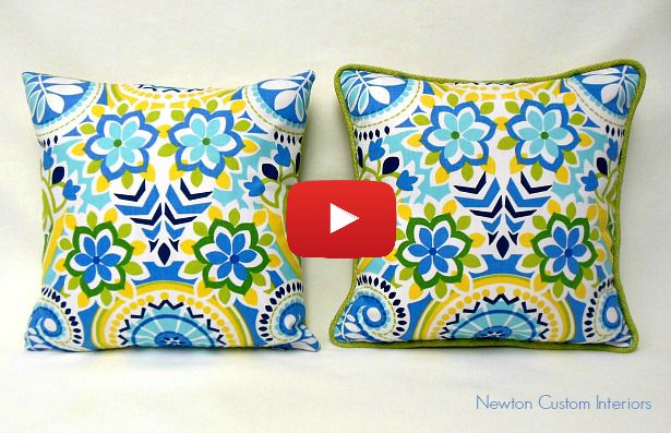 Add Cording To A Pillow Sewtorial