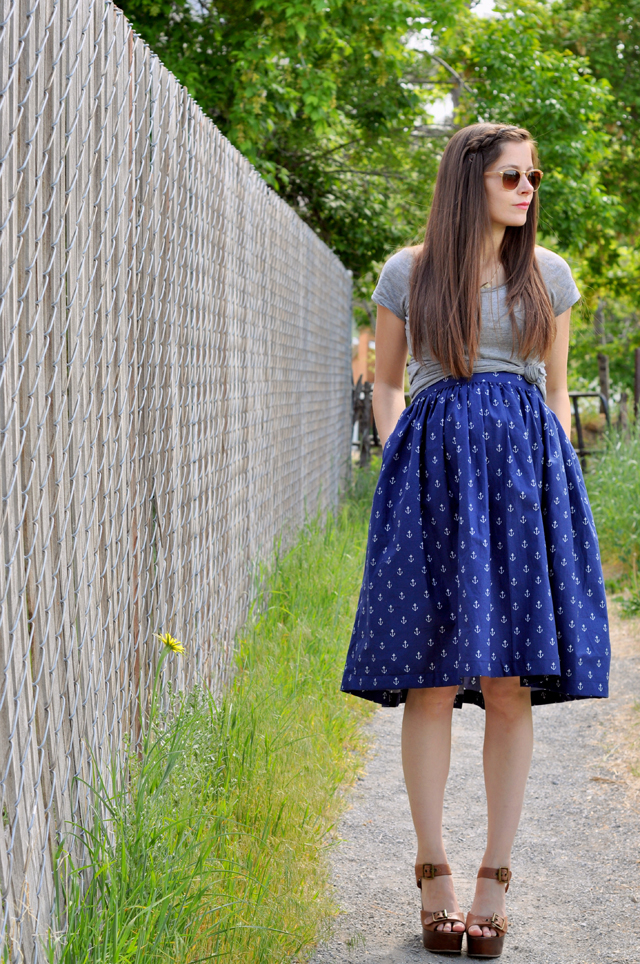 Very Gathered Maternity Skirt - SEWTORIAL