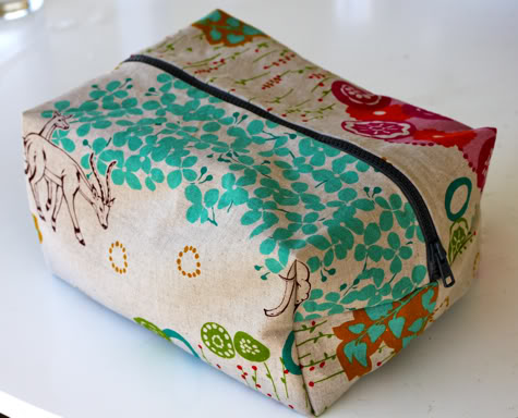 Boxy Cosmetic Bag Tutorial - SEWTORIAL